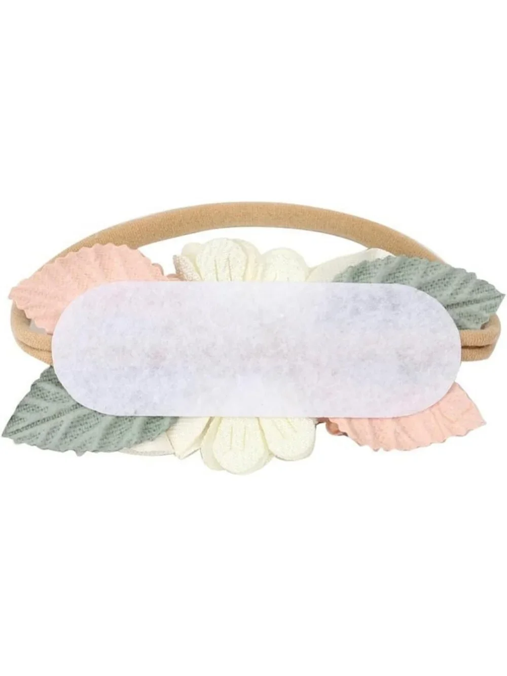 Floral Baby Headbands for Newborn Girls - 6 Color Set for Shower & Photoshoot